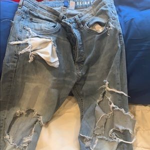 Distressed Jeans